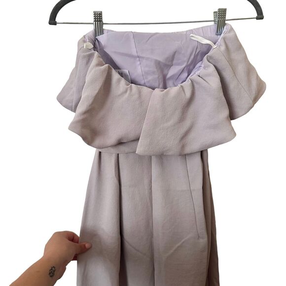 ARITZIA Babaton Strapless Cropped Jumpsuit Sz 2 - Picture 4 of 5